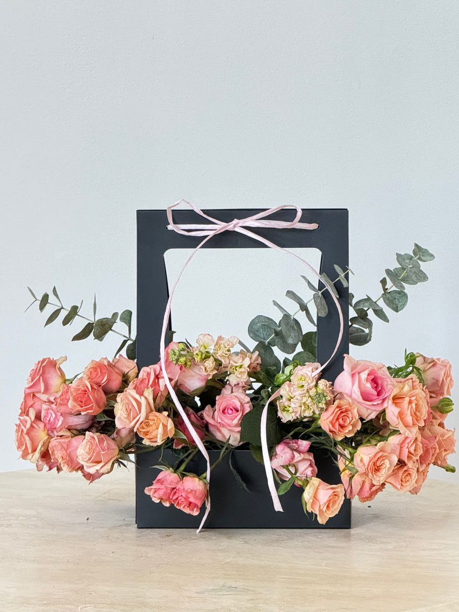 Tote of Roses – The Gifted Basket San Francisco