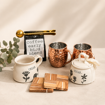 Copper & Cream Coffee Gift Set