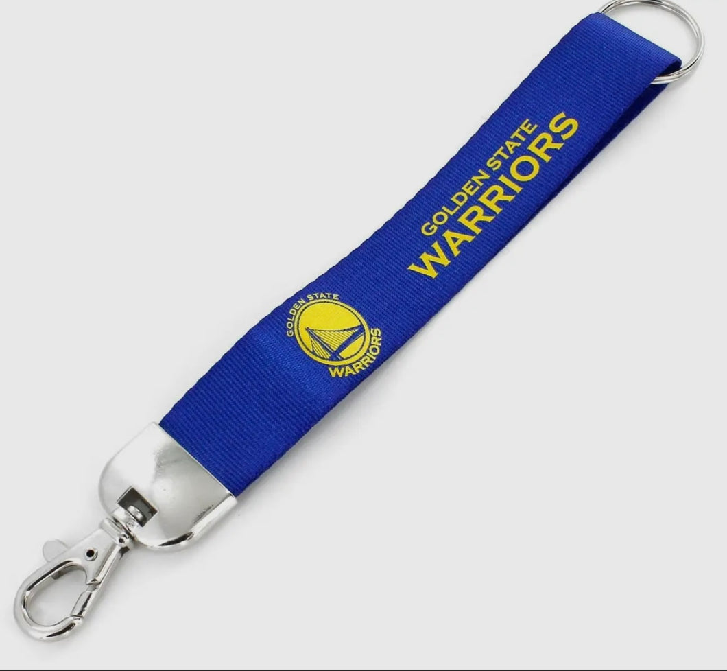 Nba Golden State Warriors Deluxe Wristlet Keychain