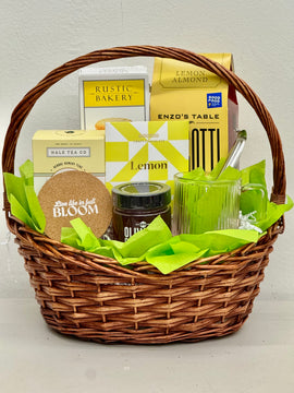 Lemon and light gift basket