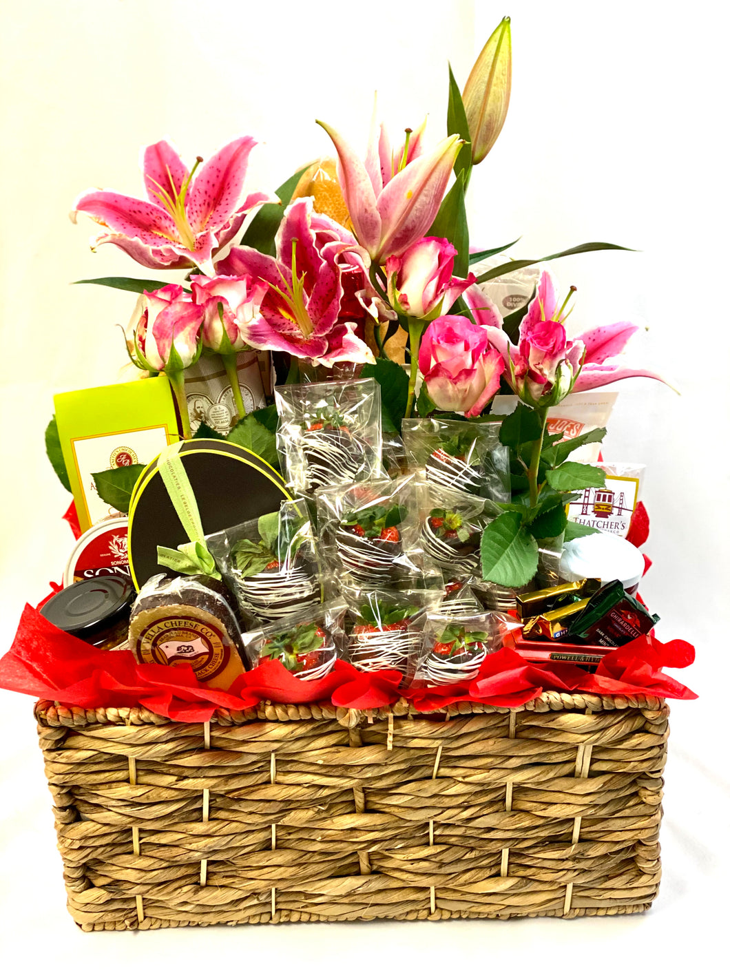 Gourmet Blossom Delight Basket