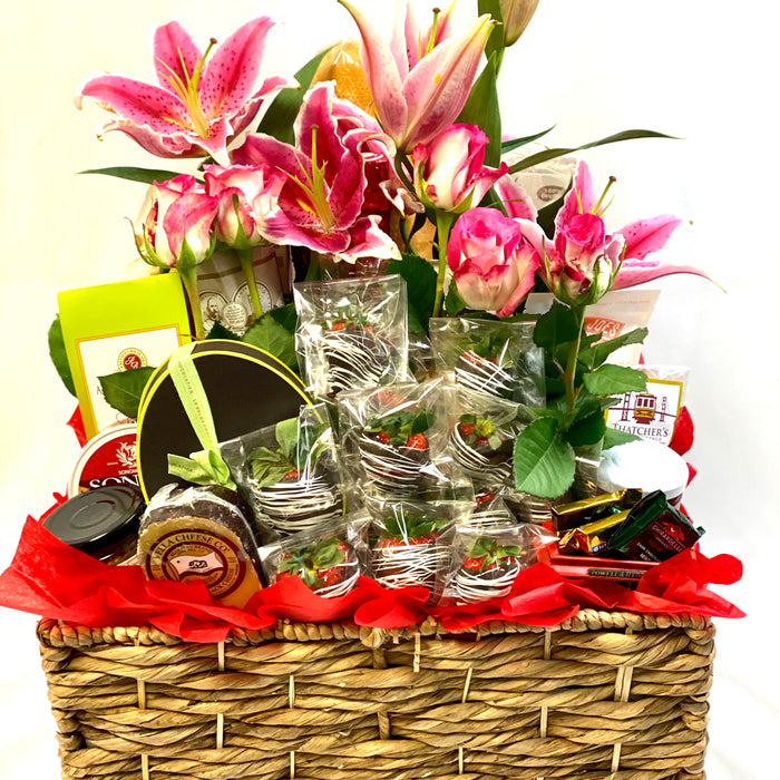 Gourmet Blossom Delight Basket