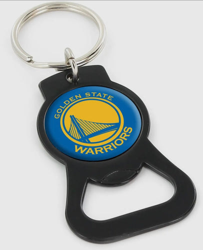 Nba Golden State Warriors Black Bottle
Opener Keychain