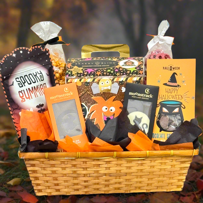 Haunted treat Gift Basket