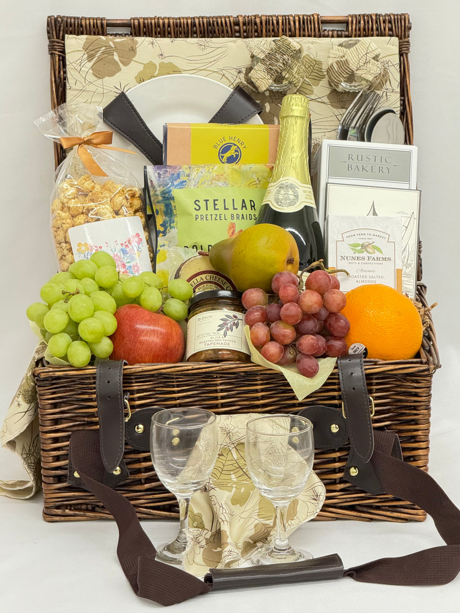 Gourmet Picnic Bliss Basket The Gifted Basket San Francisco