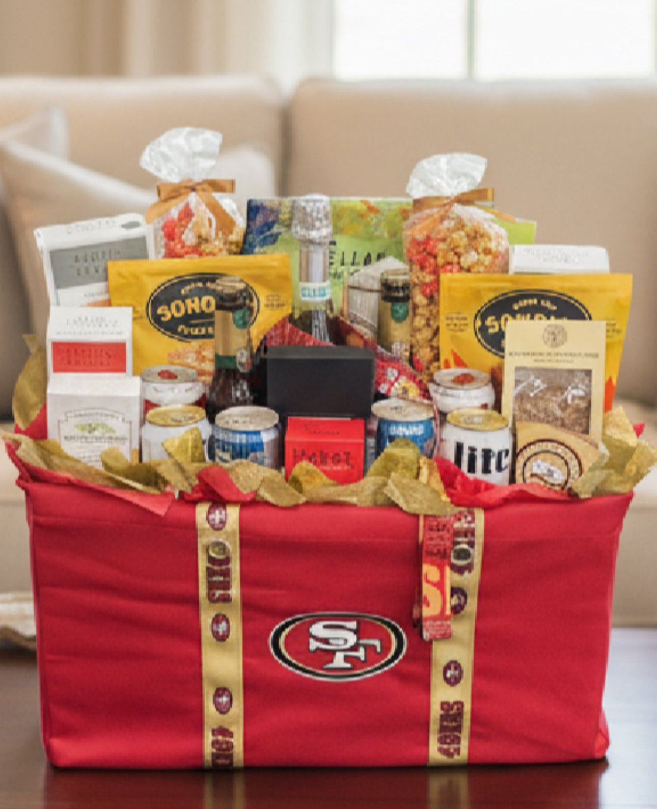 49ers Game Day Basket  The Gifted Basket San Francisco