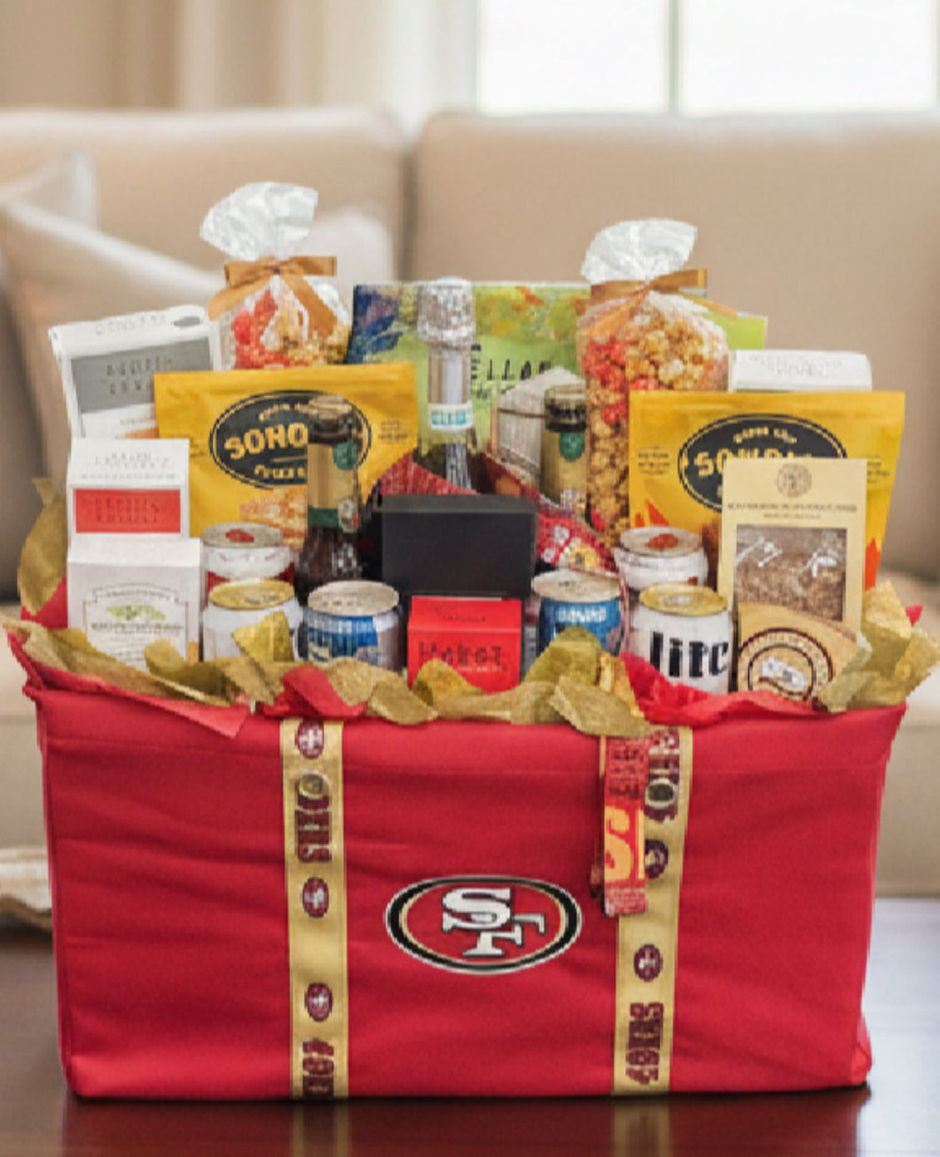 49ers Game Day Basket
