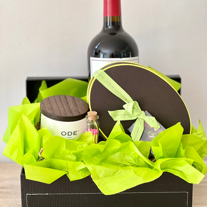 Wine and Chocolate Basket